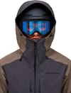 Peak Performance + M Insulated 2L Ski Jacket Terrain Tan Motion Grey - 7