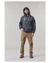 Picture Organic Clothing + Basement Zip Hoodie Dark Blue Melange - 3