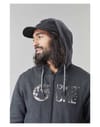 Picture Organic Clothing + Basement Zip Hoodie Dark Blue Melange - 5