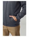 Picture Organic Clothing + Basement Zip Hoodie Dark Blue Melange - 6