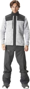 Picture Organic Clothing + Dauwy Fleece Grey Melange-Black - 3