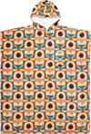 Landsom Poncho Tiki Print + Picture Organic Clothing