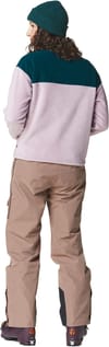 Picture Organic Clothing + Retro Arcca W 1/4 Fleece Sea Fog Deep Water