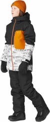 Picture Organic Clothing + Daumy Jkt Black Mood Print Honey - 3