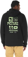 Picture Organic Clothing + Endako Zip Hoodie Black - 5