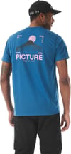 Picture Organic Clothing + Timont Tech Tee Urban Serenity Blue - 5