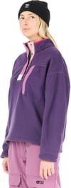 Picture Organic Clothing + Arcca W 1/4 Fleece Grape Royal - 3