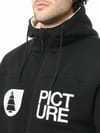 Picture Organic Clothing + Basement Plush Zip Hoodie Black - 6