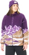 Picture Organic Clothing + Nyss Zip Fleece Landscape Grape - 3