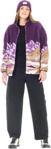 Picture Organic Clothing + Nyss Zip Fleece Landscape Grape - 5