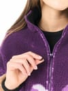 Picture Organic Clothing + Nyss Zip Fleece Landscape Grape - 6