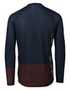 POC + MTB Pure LS Jersey Turmaline Navy/Axinite Brown