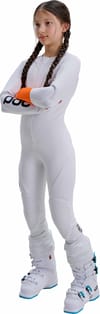 POC + Skin GS JR Hydrogen White/Fluorescent Orange - 3