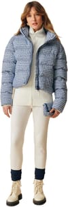 Poivre Blanc + Synthetic Down Ski Jacket Tweed Gothic Blue