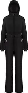 Emy Stretch Ski Overall Black + Poivre Blanc