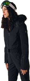 Poivre Blanc + Emy Stretch Ski Overall Black - 4