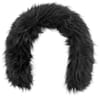 Trim Fake Fur Band Black + Poivre Blanc