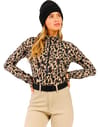 Protest + Prtcosmic 1/4 Body Zip Top Bamboo Beige - 3