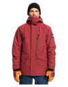 Mission Soli Jk M Snow Jacket Ruby Wine + Quiksilver