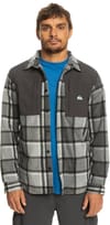 Quiksilver + North Seas M Shirt Gray Violet Checks