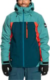 Mission Plus Jacket Majolica Blue + Quiksilver