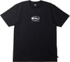 Quiksilver + Chrome Logo SS Stn Black