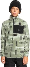 Quiksilver + Aker HZ Youth Fleece Shadow Checks Ds - 3