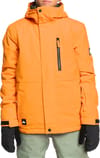 Mission Solid Youth Jacket Orange Pepper + Quiksilver
