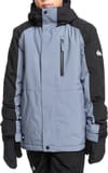 Mission Block Youth Jacket Flint Stone + Quiksilver