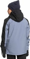 Quiksilver + Mission Block Youth Jacket Flint Stone