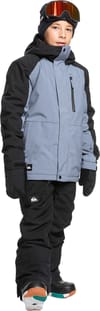 Quiksilver + Mission Block Youth Jacket Flint Stone - 3
