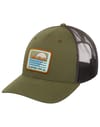 Fabled Season Trucker Cap Grape Leaf + Quiksilver