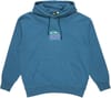 Quiksilver + Apog Heritage Hoodie Real Teal
