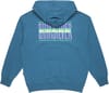Quiksilver + Apog Heritage Hoodie Real Teal - 3