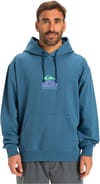 Quiksilver + Apog Heritage Hoodie Real Teal - 4