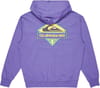 Quiksilver + Apog Heritage Hoodie Dusted Peri - 3