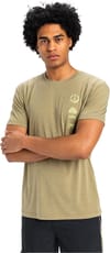Quiksilver + Coastal Run SS Tee Aloe Heather - 3