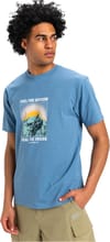 Quiksilver + Feel The Outside SS Tee Coronet Blue - 3
