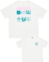 HW Outside Inside SS Tee Snow White + Quiksilver
