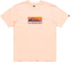 EV Gradient Box SS Tee Peach Parfait + Quiksilver