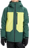 Ambition 20k Youth Jacket Trekking Green + Quiksilver