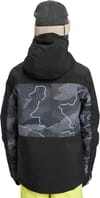 Quiksilver + Side Hit Printed Youth Jacket Camostrokes True Black
