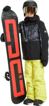Quiksilver + Side Hit Printed Youth Jacket Camostrokes True Black - 4