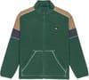 Clean Coast Block Full Zip Fleece Trekking Green + Quiksilver