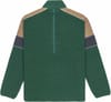 Quiksilver + Clean Coast Block Full Zip Fleece Trekking Green