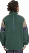 Quiksilver + Clean Coast Block Full Zip Fleece Trekking Green - 4