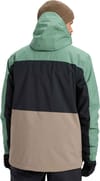 Quiksilver + Sycamore Block 20k Jacket Dark Ivy