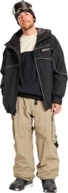 Quiksilver + Snow Down Cargo Pant Fallen Rock Motherfly Check - 4
