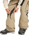 Quiksilver + Snow Down Cargo Pant Fallen Rock Motherfly Check - 6