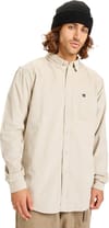 Quiksilver + Smoke Trail Cord Shirt Moonstruck - 3